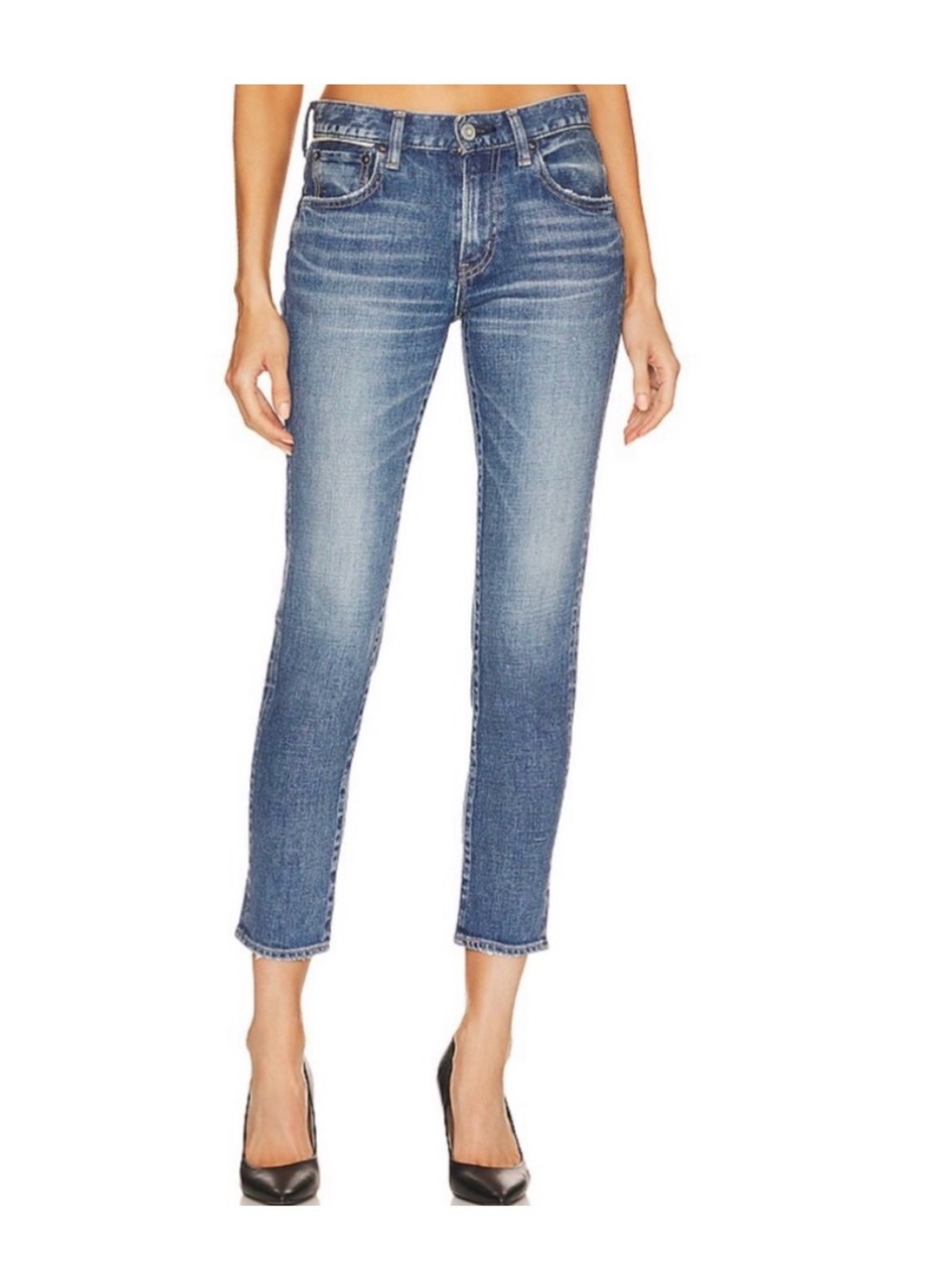 NWT Moussy Light Blue High-Rise Denim Jeans size 27